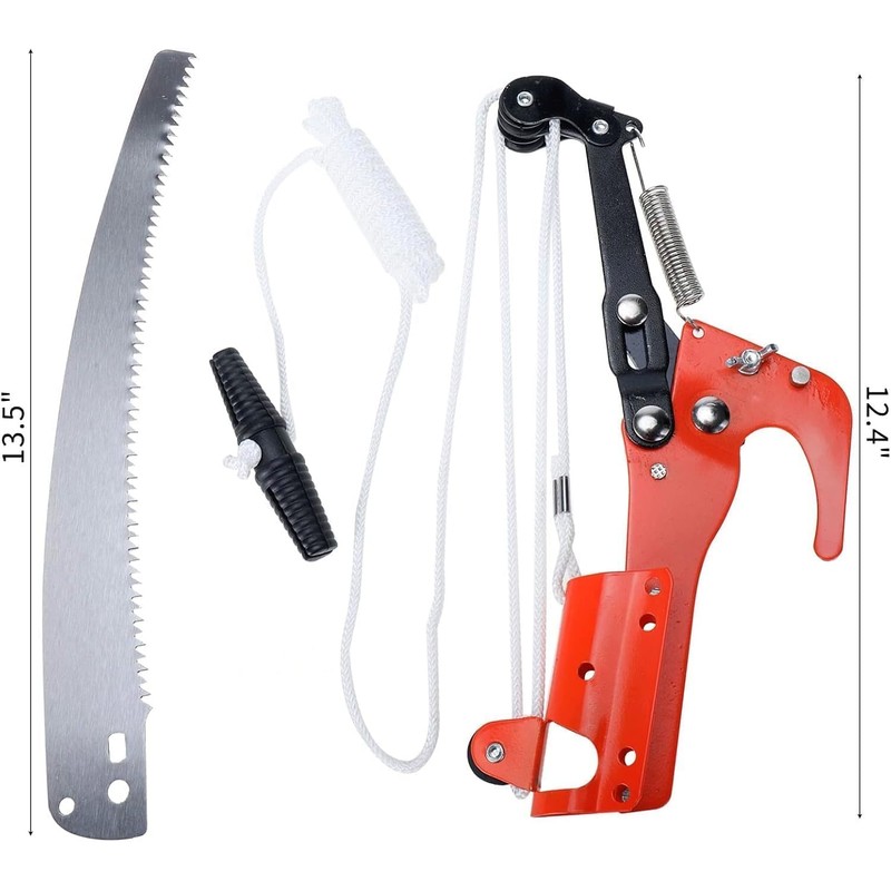 Extendable Tree Pruner Saw Head Without Pole, Outdoor High-Altitude Branches