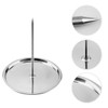 Bojueshaw Stainless Steel Vertical Skewer,BBQ Vertical Meat Skewer Kebab Stand,Hanging