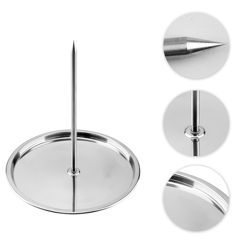 Bojueshaw Stainless Steel Vertical Skewer,BBQ Vertical Meat Skewer Kebab Stand,Hanging