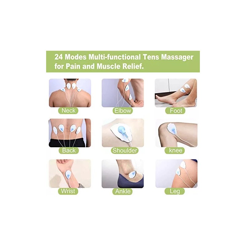 Belifu Tens Ems De Doble Canal 24 Modos. Estimulador Muscular