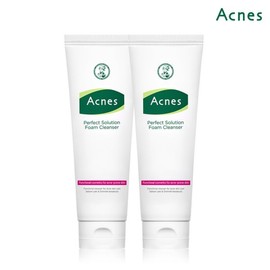 Acnest 퍼펙트 솔루션 폼클렌저 125ml x2개 Perfect Solution Foam Cleanser 125ml x2pcs