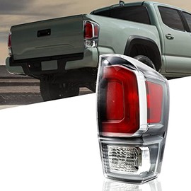 CNYGO - Carcasa de luz trasera compatible con Toyota Tacoma Pickup 2020 2021, lámpara de freno trasera estilo fábrica (lado derecho del p...
