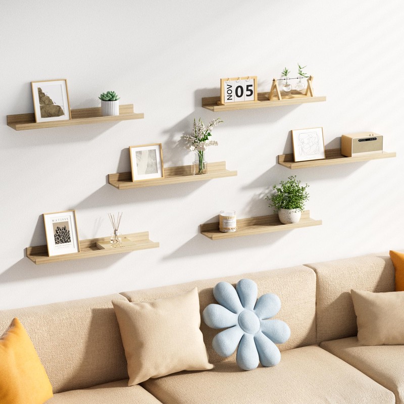 upsimples Floating Shelves for Wall, 23.6 Inch Shelves for Decor