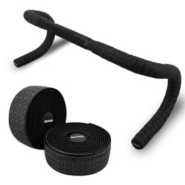 Senston Bike Handlebar Tape, Anti-slip, Shock-Absorbent Cycling Handle Grips, Nero