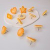 20 Pcs Cookie Shaped Push Pins, 5 Different Designs Suitable
