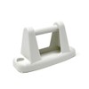 Mystatic WHITE DOOR CLIP FOR STATIC CARAVAN CATCH RETAINER HOLDER