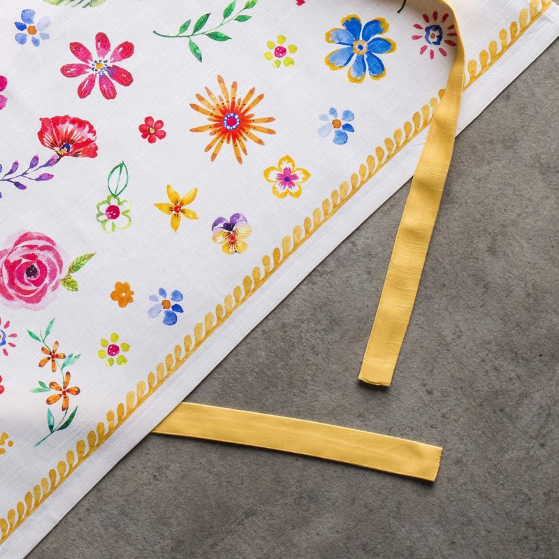 Maison d'Hermine 100% Cotton 1-Piece Kitchen Apron with Adjustable Neck