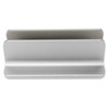 Vertical Laptop Stand Grey Regulable Base 3D Curved Appearance Bottom