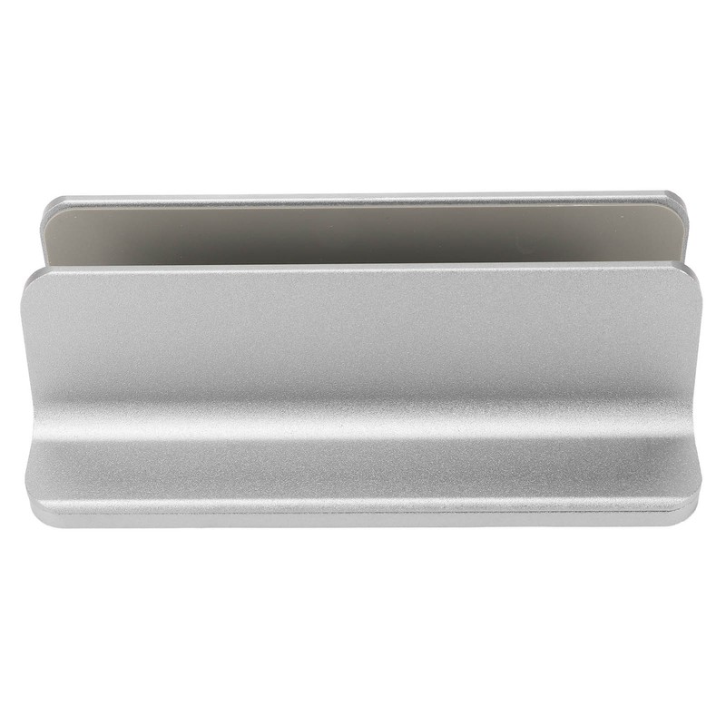 Vertical Laptop Stand Grey Regulable Base 3D Curved Appearance Bottom