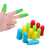 SQXBK 12PCS 25/21/18mm Mixed Color Silicone Hot Glue Gun Finger