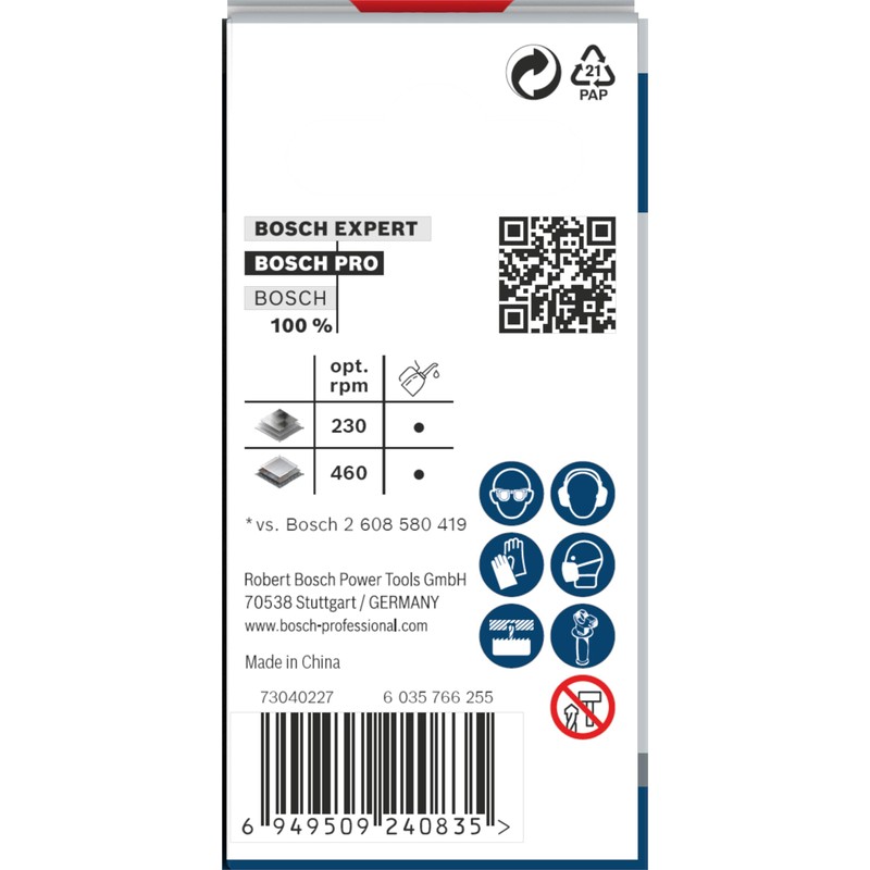 Bosch 1 x Pro Sheet Metal Power Change Plus Hole