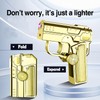 Windproof Torch Lighter Refillable Foldable Rotatable Lighter For Daily Use