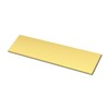 Uxney Brass Flat Bar，3/16"Thickness x 2"Width x 12"Length Brass Bar