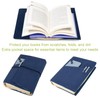 Book Covers for Paperbacks,Reusable Book Protector for Soft (Royal Blue,