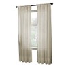 Curtainworks Soho Voile Sheer Curtain Panel, 59" by 95", Oyster