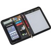 A5 Ring Binder with Zip Bonded Leather Smartphone Compartment Loop
