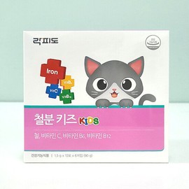 Lactifido 락피도 철분 키즈 1.5g x 60포 Lactifido Iron Kids 1.5g x 60 Pouches