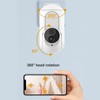 4MP Indoor Security Camera WiFi Connection Motion Detection 2 Way