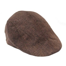 Unisex Flat Cap Gatsby Caps Newsboy Cap Hat Duckbill Hat Peaked Cap Baseball Hat Brown
