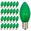 Oviejo C9led Paint Green Standby Bubble25 Pack C9 Green Christmas