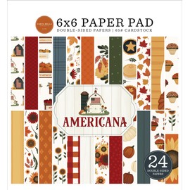 Echo Park Paper Americana 6x6 Paper Pad, Multi
