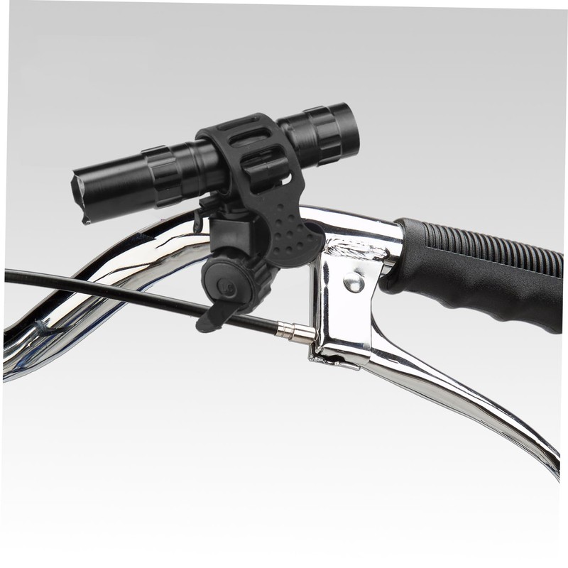 Mikinona Bike Flashlight Mount Handlebar Bracket for Bicycles Durable Torch