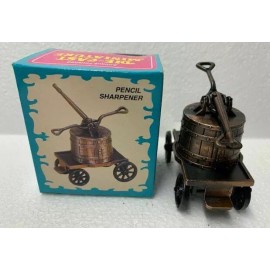 HAND WATER PUMP BRONZE DIE CAST METAL COLLECTIBLE PENCIL SHARPENER NEW / BOX