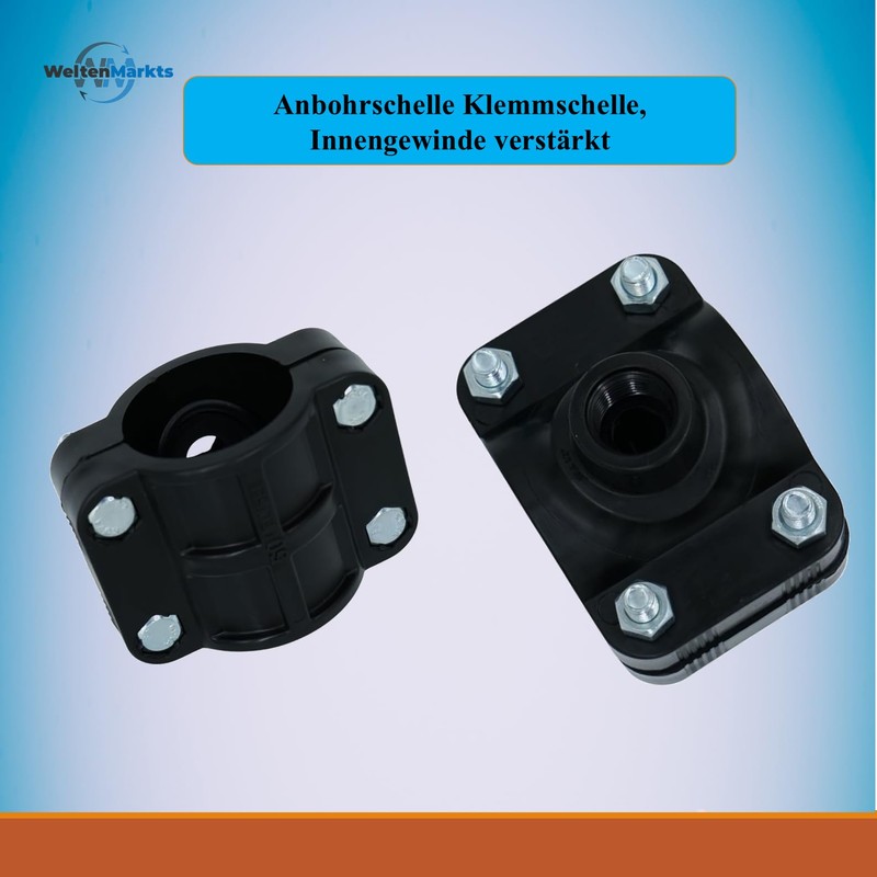 PE/PP Drilling Clamps, Drilling Clamps with Reinforcement Ring, Profec Drilling