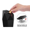 Ginsco Mini Car Trash Can with Lid - 2 Pack