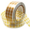 CS Hyde - 18-1S-D-.375 Company Kapton Tape, Silicone Adhesive with Liner, Amber, 1mm Thick, 0.375" Diameter, 500 Pieces per Roll