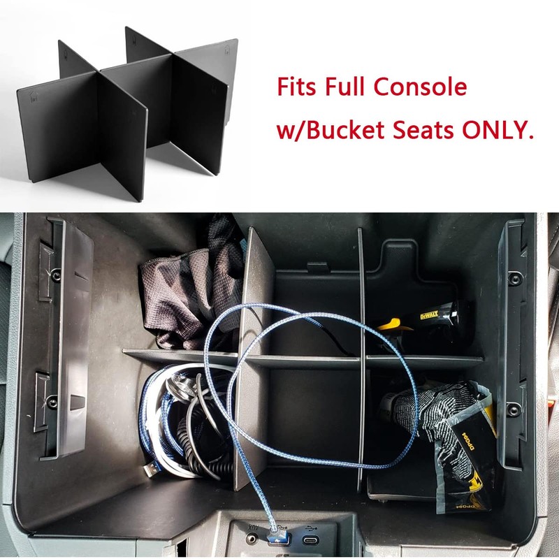 EDBETOS Center Console Organizer Dividers Compatible with Chevy Silverado 1500/GMC