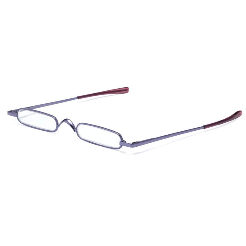 Viseng 3 pairs Slim Mini Metal Reading Glasses Compact Lightweight