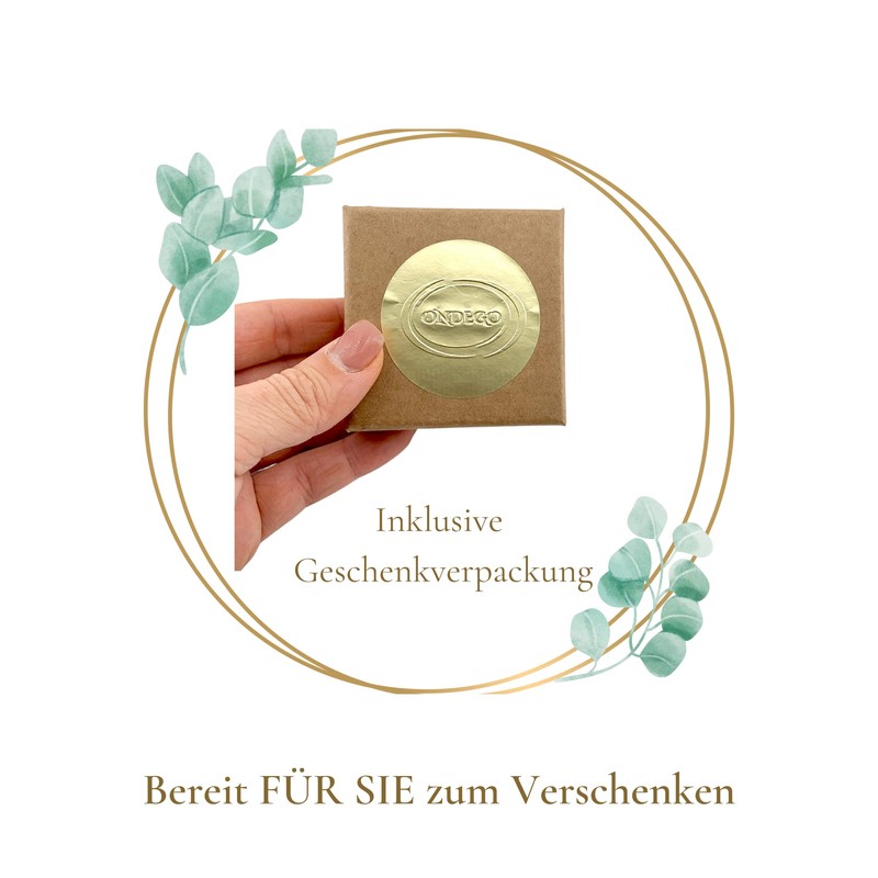 ONDEGO Rose Gold Earrings Bridal Jewellery Gift Leaf