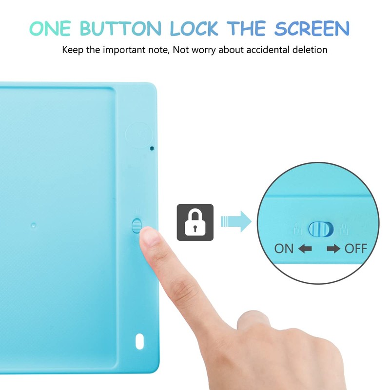 Vicloon LCD Writing Tablet, 10 Inch Colorful Drawing Board Digital