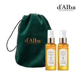 Dalba White Truffle Royal Intensive Serum 60ml 2 bottles + 1 green velvet pouch 671811 / 달바화이트 트러플 로얄 인텐시브 세럼 60ml 2병+그린 벨벳 파우치 1개671811