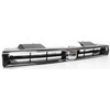 Garage-Pro Grille Compatible with 1992-1993 Honda Accord Chrome Shell/Painted Black