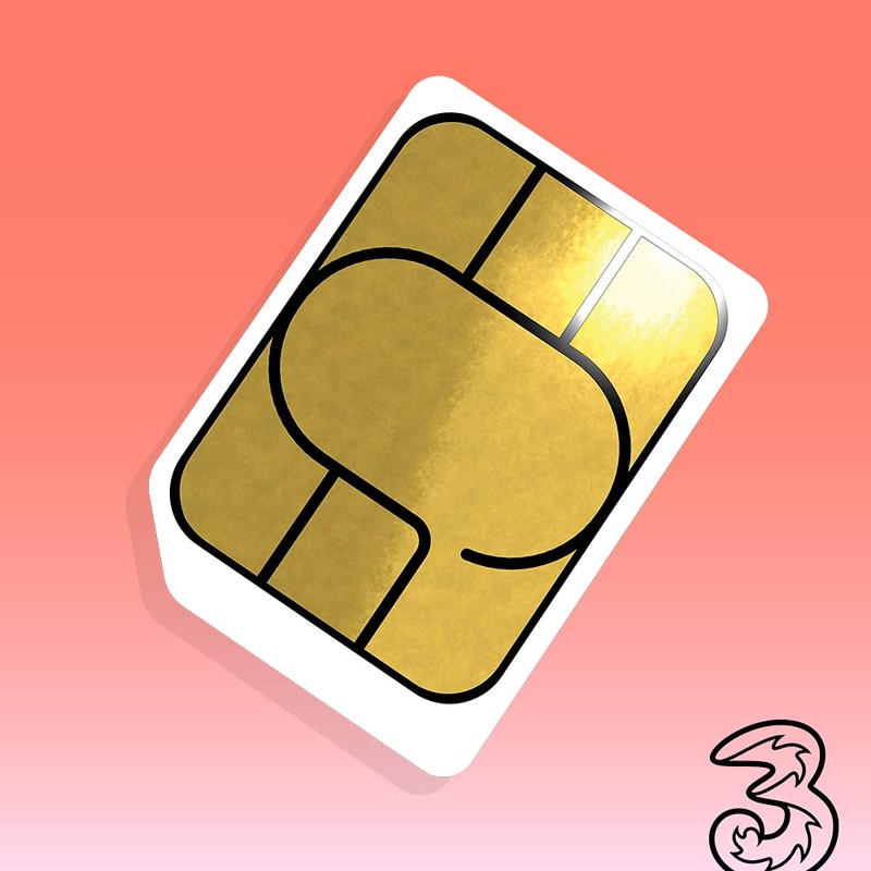 Three Mobile 50GB data pay as you go SIM