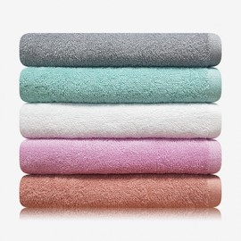 Songwol Towel Light Beauty 32 Combed Cotton Towel (Hair & Skin, Commercial Use) Color-White 3ea