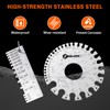 ZeeDix Wire Gauge Measuring Tool (2 Pcs) - Round Dual