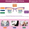Multifocal Reading Glasses Women Progressive Multifocus Blue Light Computer Reader