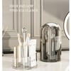 TEJDNLHMS Makeup Brush Holder Organizer with Clear Lid 360 Rotating