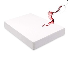 Mecerock 6 Colors White Full Size Waterproof Mattress Protector Washable Mattress Cover Fitted to 18" Deep