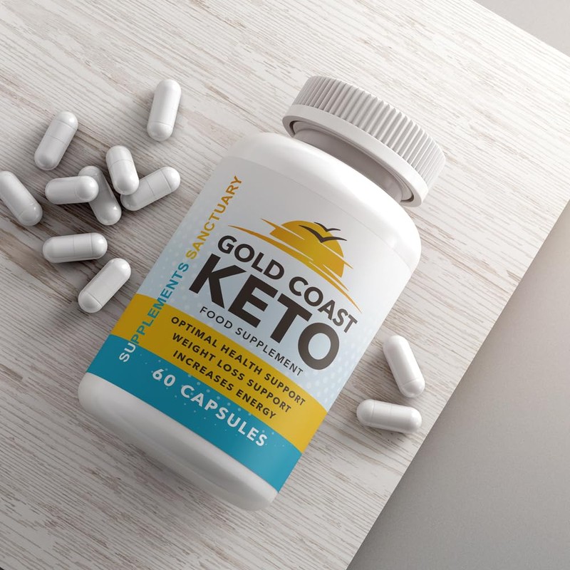 Gold Coast Keto - 60 Capsules,1 Month Supply, Keto-Friendly Food