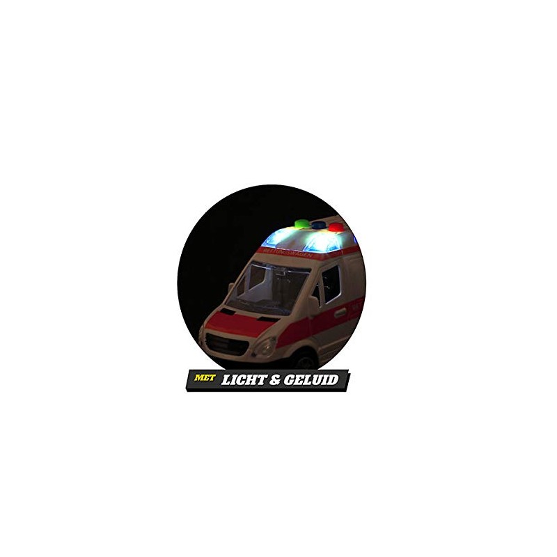 German Ambulance Friction with Light and Sound