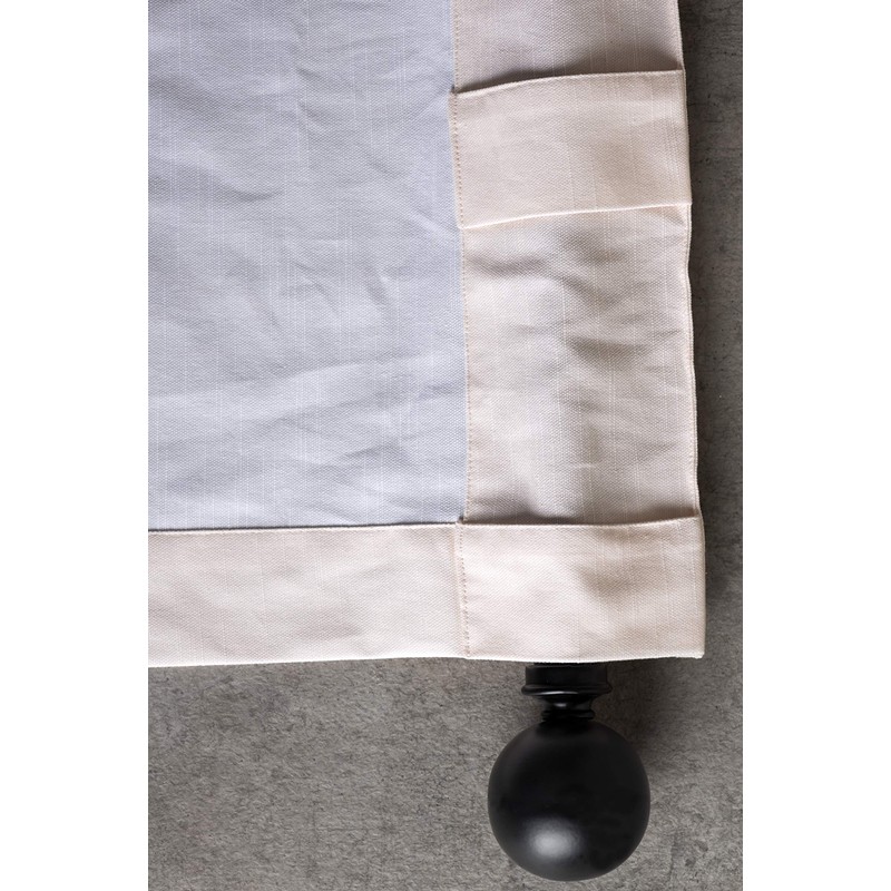 Maison d' Hermine 100% Cotton Curtain - 50"x84" Beige Decorative