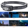 IPX6 Headlamp Waterproof Super Bright LED Sensor Flashlight USB Rechargeable