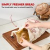 Bread Bags for Homemade Bread - 2 Pack XL Reusable