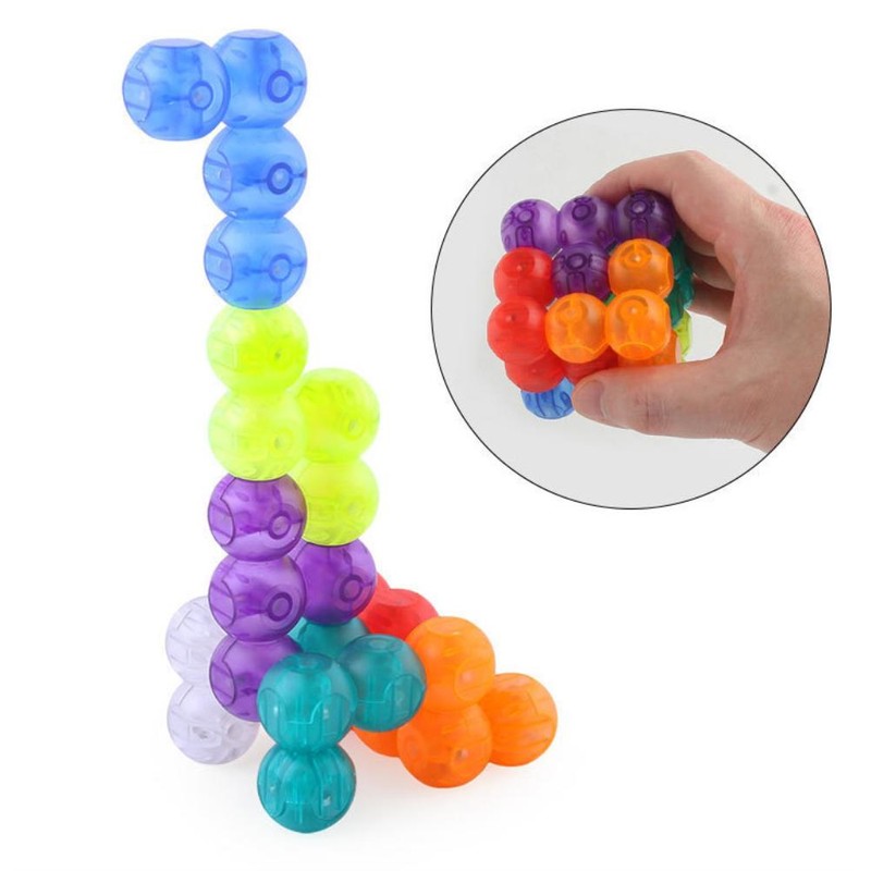Magnetic Balls Building Blocks DIY Magnetic Sphere Balls with 54Pcs