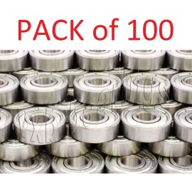 VXB 100x 608ZZ Bearings 8x22mm for Skateboard, Inline, Roller, Scooter, Quad