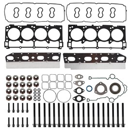 5.7 Full Cylinder Gasket Set with Head Bolts Compatible with Chrysler 300 Dodge Challenger Charger Durango Ram 1500 2500 3500 5.7L V8，Replacement for HS26423PT TCS46169 ES72200